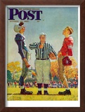 "Coin Toss" Saturday Evening Post Cover, October 21,1950