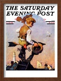 Buy "On Top of the World" Saturday Evening Post Cover, October 20,1934 at AllPosters.com