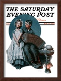 Buy "Accordionist" or "Serenade" Saturday Evening Post Cover, August 30,1924 at AllPosters.com