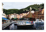 Sunrise Over Portofino Art Print