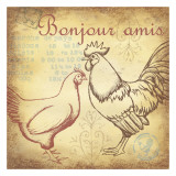 Bon Jour Amis Rooster