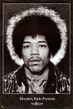 Jimi Hendrix - Halo Portrait Poster