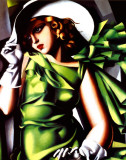 Jeune Fille Vert