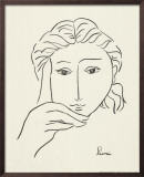 Buy Woman's Face Sketch I at AllPosters.com