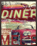 Mel's Diner Framed Art Print