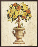 Buy Yellow and Orange Rose Topiary at AllPosters.com