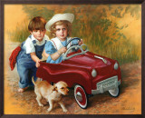 Kids and Puppy