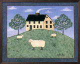 Sheep on the Hillside