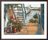 Blue Stair and Begonias, 1987