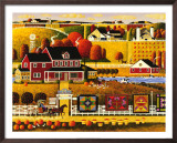 Country Scene Framed Art Print