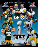 Buy Super Bowl 45 Match-Up Composite Green Bay Packers Vs. Pittsburgh Steelers at AllPosters.com