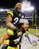 Ryan Clark & Troy Polamalu 2010 AFC Championship Game Celebration