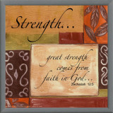Buy Words to Live By, Strength at AllPosters.com