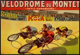 Velodrome du Mont Framed Canvas Print