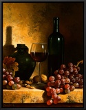 Buy Wine Bottle, Grapes and Walnuts at AllPosters.com