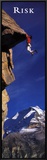 Risk: Cliffhanger Framed Canvas Print