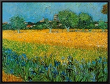 Buy View of Arles with Irises at AllPosters.com