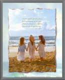 Buy Three Girls on Beach at AllPosters.com