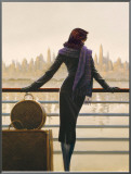 Port of Call Framed Canvas Print