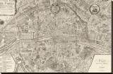Plan de la Ville de Paris, 1715
