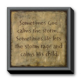 Sometimes God Calms