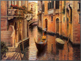 Buy Golden Evening Gondola at AllPosters.com