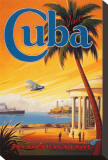 Visit Cuba Stretched Canvas Print