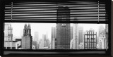 View over Manhattan, New York Stretched Canvas Print