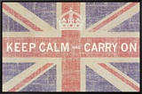 Buy Keep Calm and Carry On (Union Jack) at AllPosters.com