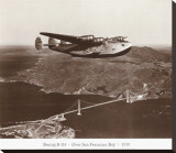 Boeing B-314 over San Francisco Bay, California 1939