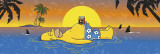 Simpsons - Homer shark Türposter