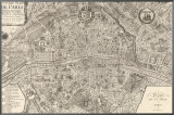 Plan de la Ville de Paris, 1715