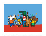 Maisy and the Band Art Print