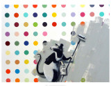 Rat with Color Dots Art Print