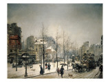 Snowy Boulevard Clichy