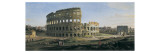 View of the Colosseum with the Arch of Constantine
