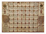 Hebraic Calendar (19th C)