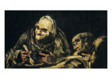 Buy Two Old Men Eating at AllPosters.com