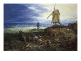 Buy Landscape with Windmills at AllPosters.com