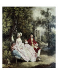 Buy Conversation in a Park, Portrait of the Artist and His Wife at AllPosters.com