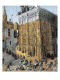 Fol. 163: the Building of the Temple of Jerusalem