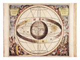 Scenographia Systematis Mundani Ptolemaici, Representation of the Ptolemaic Universe