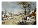 Buy Winter Landscape with a Bird-Trap at AllPosters.com