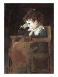 Child Seated on a Chair