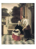 Woman and a Maid with a Pail