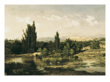 Buy Countryside with a River, Manzanares at AllPosters.com