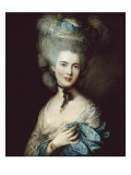 A Woman in Blue (Portrait of the Duchess of Beaufort)