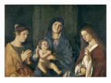 Buy Virgin and Child with St at AllPosters.com
