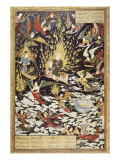 Ascension of Prophet Muhammad with the Archangel Gabriel