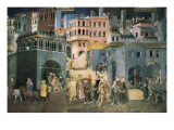 Allegory of the Good Government: Effects of Good Government on the City Life